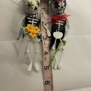 Bride and groom ornaments